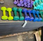 Rubberen dumbells 1-4 kg gewichten dumbell set, Sport en Fitness, Ophalen of Verzenden