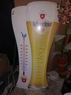 Emaille thermometer WIECKSE witte., Verzamelen, Biermerken, Ophalen of Verzenden, Nieuw, Reclamebord, Plaat of Schild, Overige merken