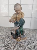 Bisque porseleinen beeldje, Ophalen of Verzenden, Gebruikt, Mens