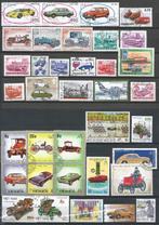40 Postzegels met auto's, Verzenden, Gestempeld, Auto's