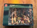 Legpuzzel 1500 stukjes “court of the fairies 90x60 cm, Hobby en Vrije tijd, Gebruikt, 500 t/m 1500 stukjes, Legpuzzel, Ophalen