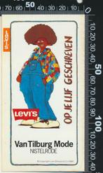 Sticker: Van Tilburg Mode - Levis - Nistelrode, Verzamelen, Stickers, Ophalen of Verzenden, Zo goed als nieuw, Bedrijf of Vereniging