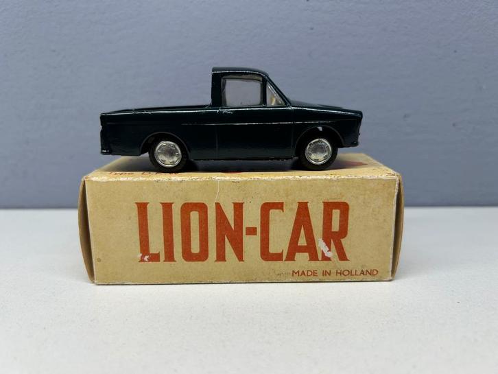Lion toys car Daf 750 Pick-Up donker groen near mint 1:43, Hobby en Vrije tijd, Modelauto's | 1:50, Zo goed als nieuw, Auto, Lion Toys