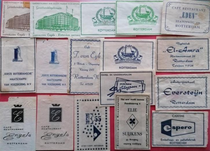 Rotterdam gesorteerd op E 471, Verzamelen, Suikerzakjes, Verzenden