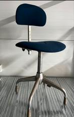 Gispen bureau stoel vintage, Ophalen, Gebruikt, Blauw
