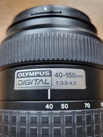 Olympus zuiko digital 40-150 mm 1:3.5-4.5 zoom lens.  beschikbaar voor biedingen