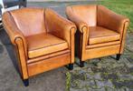 2 Schapenleren Fauteuils Lounge Atelier - GRATIS Bezorging, Gebruikt, ., Ophalen of Verzenden, .