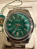 Rolex Oyster Groen, Ophalen of Verzenden, Zo goed als nieuw, Staal, Rolex