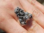 Vanoli 925 zilveren ring doodskop skull aviator maat 18, 18 tot 19, Vanoli, Amsterdam, Heer