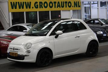 Fiat 500 1.2 Pop Panorama dak, Airco, Parkeersensoren, Stuur beschikbaar voor biedingen