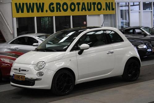 Fiat 500 1.2 Pop Panorama dak, Airco, Parkeersensoren, Stuur, Auto's, Fiat, Bedrijf, Te koop, ABS, Airbags, Airconditioning, Boordcomputer