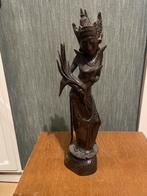 Balinees houten beeld, de godin Dewi Sri, Ophalen of Verzenden