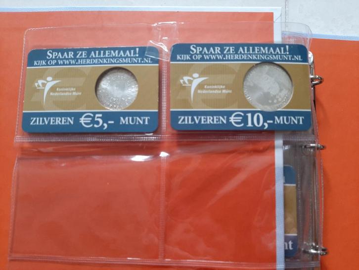 5 en 10 euro in coincard 50 stuks 2004-2025, Postzegels en Munten, Munten | Nederland, Setje, Euro's, Koningin Beatrix, Verzenden