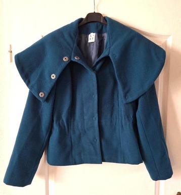 Atelier Rare Toggery damesjas blauw maat M wol  beschikbaar voor biedingen