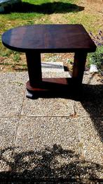 Art Deco Muurtafel Donker eikenhout Lang 74 cm Breed 58,5 cm, Ophalen, Gebruikt, 50 tot 100 cm, Eikenhout