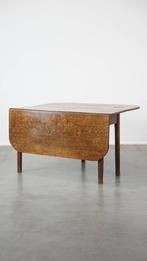 Charmante antieke eikenhouten hangoor eettafel, Gebruikt, Vier personen, Antiek, Ophalen