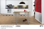 Pvc click Pergo Natuur Eik 40021 4,5mm €14,85p/m2, 75 m² of meer, Pvc click natuur eiken, Nieuw, Ophalen of Verzenden