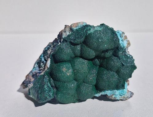 Malachiet met Chrysocolla, Verzamelen, Mineralen en Fossielen, Mineraal, Ophalen of Verzenden