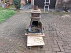 antieke gietijzeren kachel, Ophalen, Gebruikt, Houtkachel, Vrijstaand