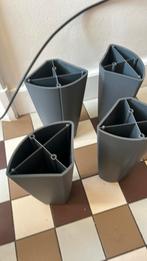 Tempur poten schotelbodems, Ophalen, 90 cm, Eenpersoons, Zo goed als nieuw