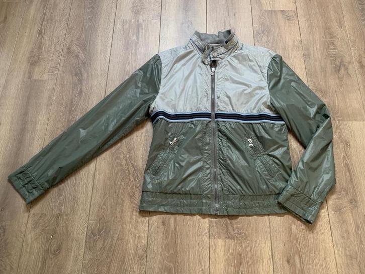 D&G Dolce & Gabanna jasje jack khaki groen grijs maat 52/L, Kleding | Heren, Jassen | Zomer, Zo goed als nieuw, Maat 52/54 (L)