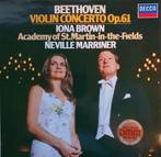 Beethoven  Iona Brown Violin Concerto Op 61, Cd's en Dvd's, Orkest of Ballet, Zo goed als nieuw, Classicisme, 12 inch