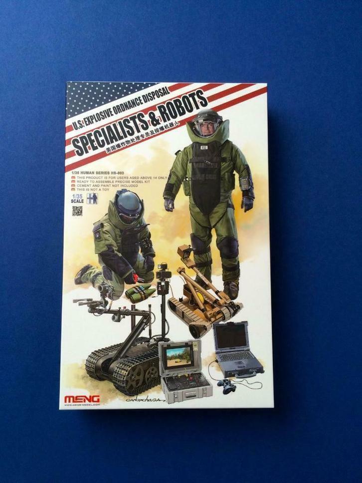 Meng	HS-003	US EXPLOSIVE ORDANCE DISPOSAL SPECIALISTS 1/35, Hobby en Vrije tijd, Modelbouw | Figuren en Diorama's, Nieuw, 1:35 tot 1:50