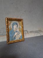 Maria schilderij 16x21 cm, Verzamelen, Religie, Gebruikt, Ophalen of Verzenden