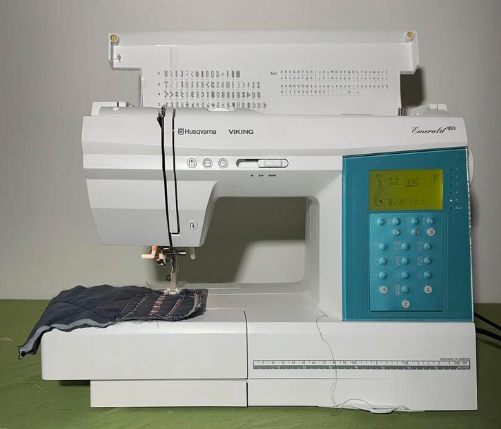 Husqvarna Viking Emerald 183 Naaimachine, Hobby en Vrije tijd, Naaimachines en Toebehoren, Gebruikt, Naaimachine, Husqvarna, Ophalen of Verzenden