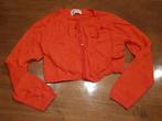 Zara bolero vestje meisje oranje maat 116, Meisje, Trui of Vest, Ophalen of Verzenden, Zo goed als nieuw