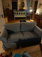 Gratis - Grijze bank  - Gebruikt, Huis en Inrichting, Ophalen, Gebruikt, Driepersoons, 75 tot 100 cm