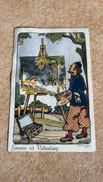 Valkenburg Groeten uit Illustratie Charles Kemper leporello, Verzamelen, Ophalen of Verzenden, 1940 tot 1960, Ongelopen, Limburg