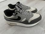 Nike Air Max 1 White Black Wolf Grey, Gedragen, Ophalen of Verzenden, Sneakers of Gympen, Nike air max 1