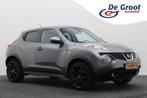 Nissan Juke 1.6 Acenta Climate, Cruise AUX/USB, Bluetooth, G, Auto's, Euro 5, Zwart, 4 cilinders, Alcantara