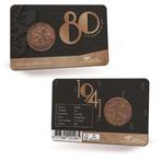 80 jaar Afscheid 2021 2 1/2 Cent 1941 Coincard, Postzegels en Munten, Munten | Nederland, Ophalen of Verzenden, Koningin Wilhelmina