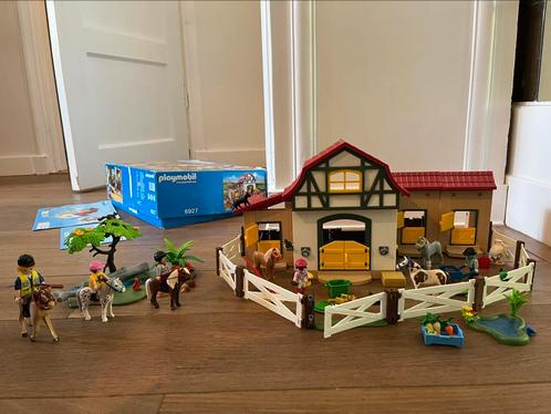 Playmobil 6927 Ponypark + uitbreiding 6474 + Ponyrijles 6947, Kinderen en Baby's, Speelgoed | Playmobil, Gebruikt, Complete set