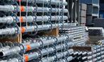 Nieuw / gebruikt stalen allround layher systeem gevelsteiger, Ophalen of Verzenden, Zo goed als nieuw, Gevelsteiger, 5 meter of hoger