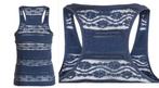 America Today Donna dames kanten top singlet donkerblauw L, Blauw, Maat 42/44 (L), Nieuw, Ophalen of Verzenden