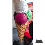 Schepijs 175 cm - polyester ijsje 5 bol ijs op ijshoorn, Ophalen, HorecaBeelden, Nieuw, HorecaBeelden
