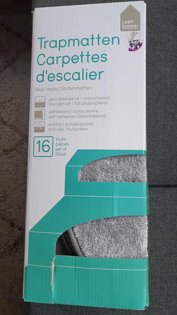 Trapmatten - Leen Bakker - 16 stuks, Huis en Inrichting, Ophalen of Verzenden, Zo goed als nieuw, Minder dan 10 m², Tapijt