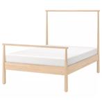 GJÖRA bedframe, Huis en Inrichting, Ophalen, Bruin, Tweepersoons, Zo goed als nieuw