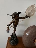 Bronzen engel lamp, Ophalen