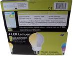 LED LAMP 4 st. LAMPEN PER DOOS ENERGIE ZUINIG, Led-lamp, Soft of Flame, -, Nieuw