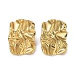 Stainless steel oorsteker rechthoek Roxy 32x23mm (per paar), Overige materialen, Verzenden, Nieuw, Knopjes of Stekers