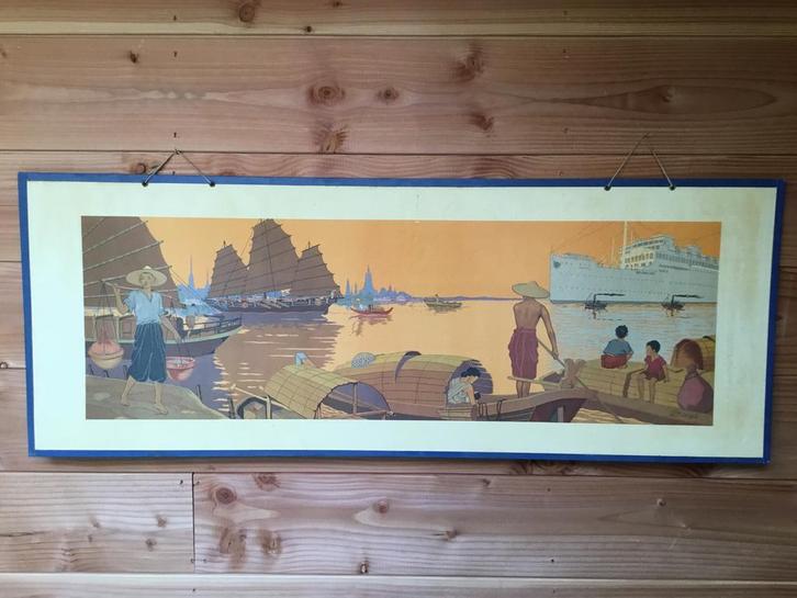 Mooie serie oude schoolplaten J.J. Midderigh, Antiek en Kunst, Antiek | Schoolplaten, Ophalen