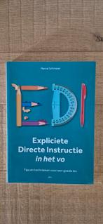 Expliciete directe instructie in het voortgezet onderwijs, Ophalen of Verzenden, Nieuw, Marcel Schmeier