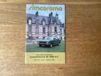 Simca rama Brochure - Autoverkoopcentrum De Vries Assen 1971, Boeken, Auto's | Folders en Tijdschriften, Ophalen of Verzenden