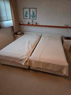 Slaapkamermeubelement - Bedden en nachtkastjes, Ophalen, 90 cm, Tweepersoons, Zo goed als nieuw