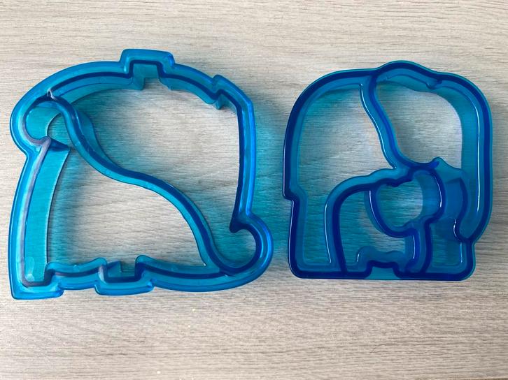 Bento Brood Uitsnijder Cutter Dino & Olifant, Huis en Inrichting, Keuken | Keukenbenodigdheden, Zo goed als nieuw, Ophalen of Verzenden