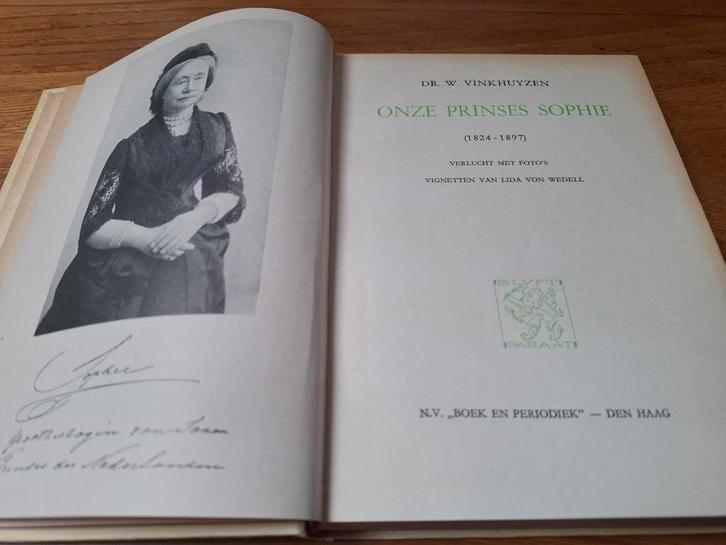 Onze Prinses Sophie 1949 Dr.W.Vinkhuyzen., Boeken, Kunst en Cultuur | Beeldend, Zo goed als nieuw, Overige onderwerpen, Ophalen of Verzenden
